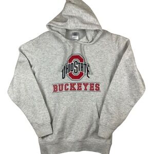 Proedge Ohio State Buckeyes‎ Hoodie Mens Medium Gray Fleece Pullover Sweatshirt
